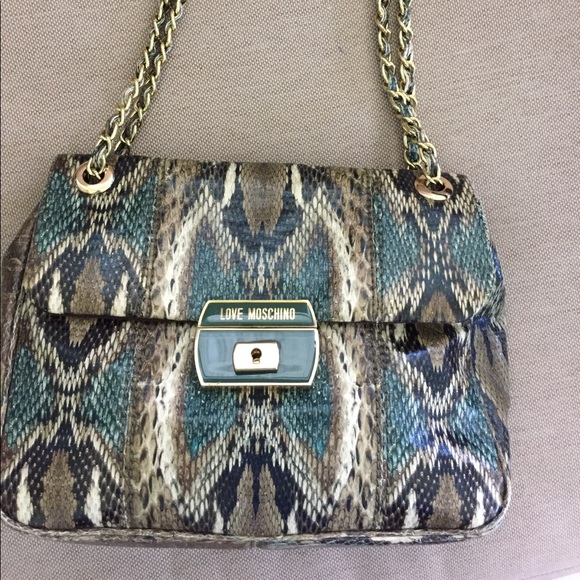 Love Moschino Handbags - Moschino New Multi Color Love Purse